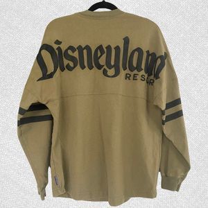 Disneyland Resort Spirit Jersey Olive Green Long Sleeve Size S